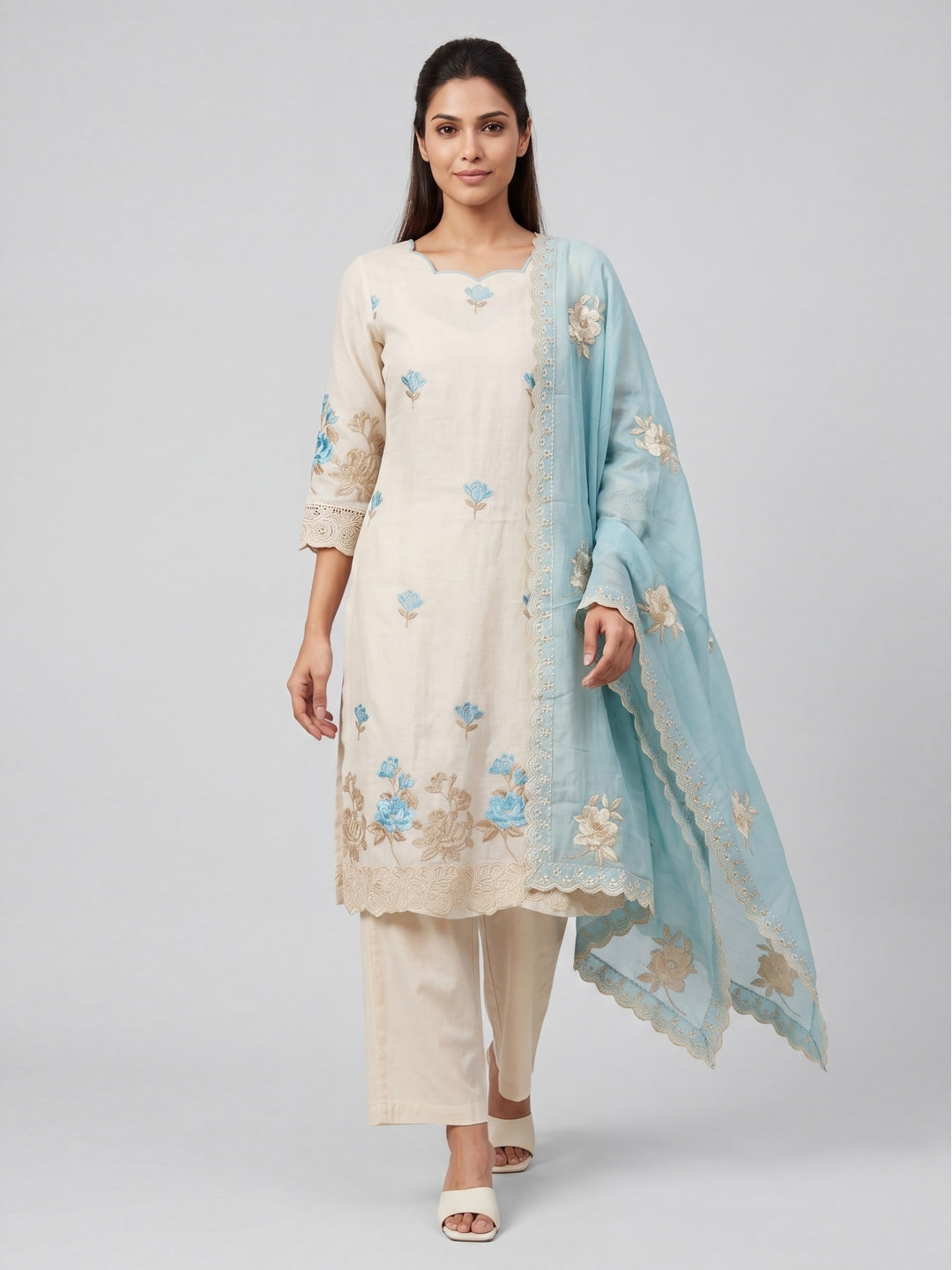 UNSTITCHED SUIT-211