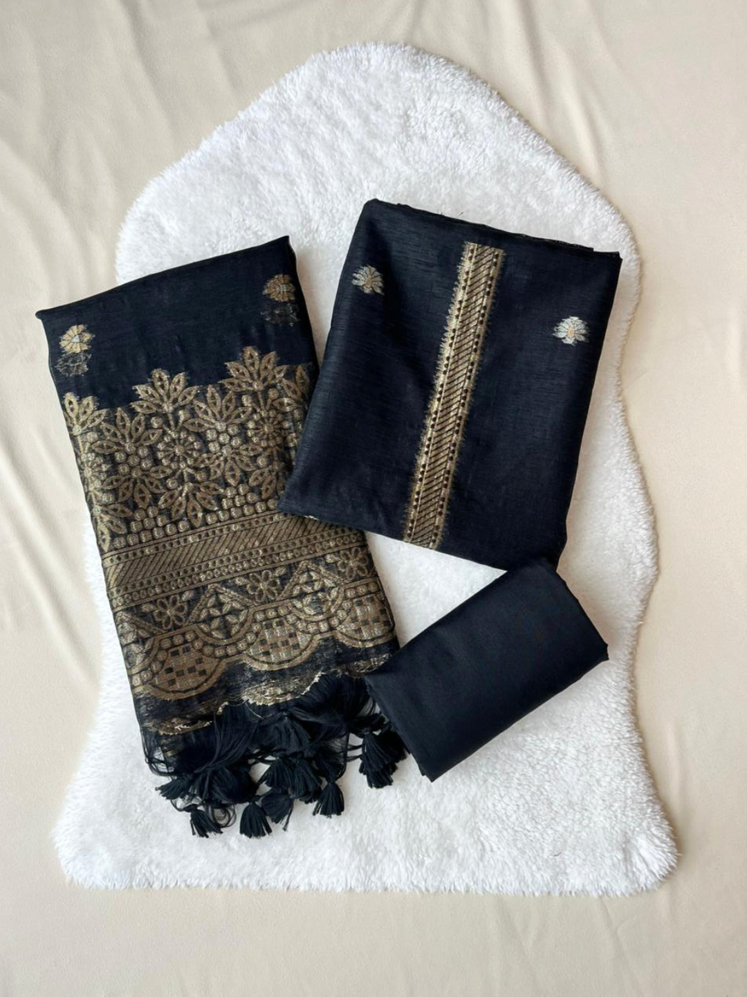 UNSTITCHED ETHNIC WEAR SUIT-702