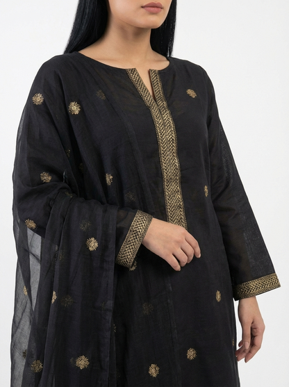 UNSTITCHED ETHNIC WEAR SUIT-702