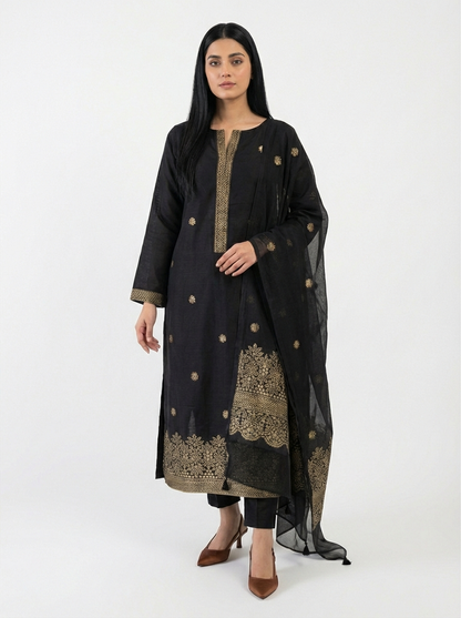 UNSTITCHED ETHNIC WEAR SUIT-702