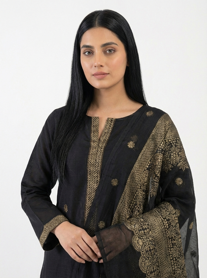 UNSTITCHED ETHNIC WEAR SUIT-702