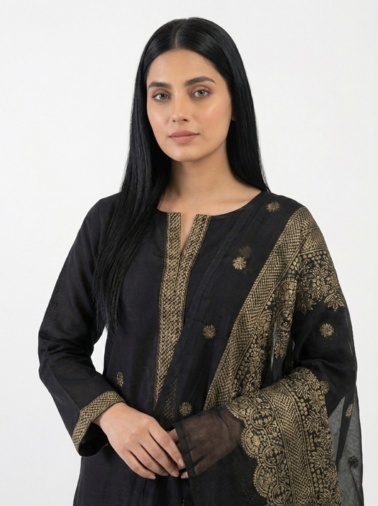 UNSTITCHED ETHNIC WEAR SUIT-702