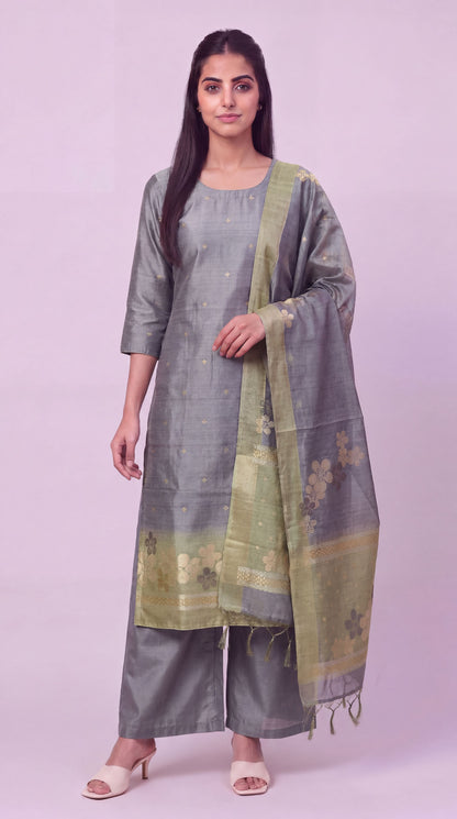 UNSTITCHED SUIT-696