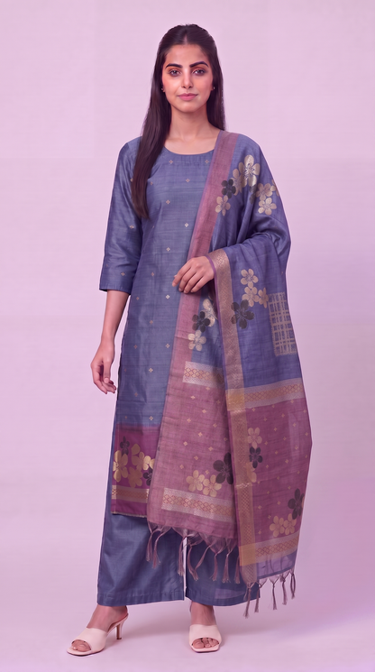 UNSTITCHED SUIT-696